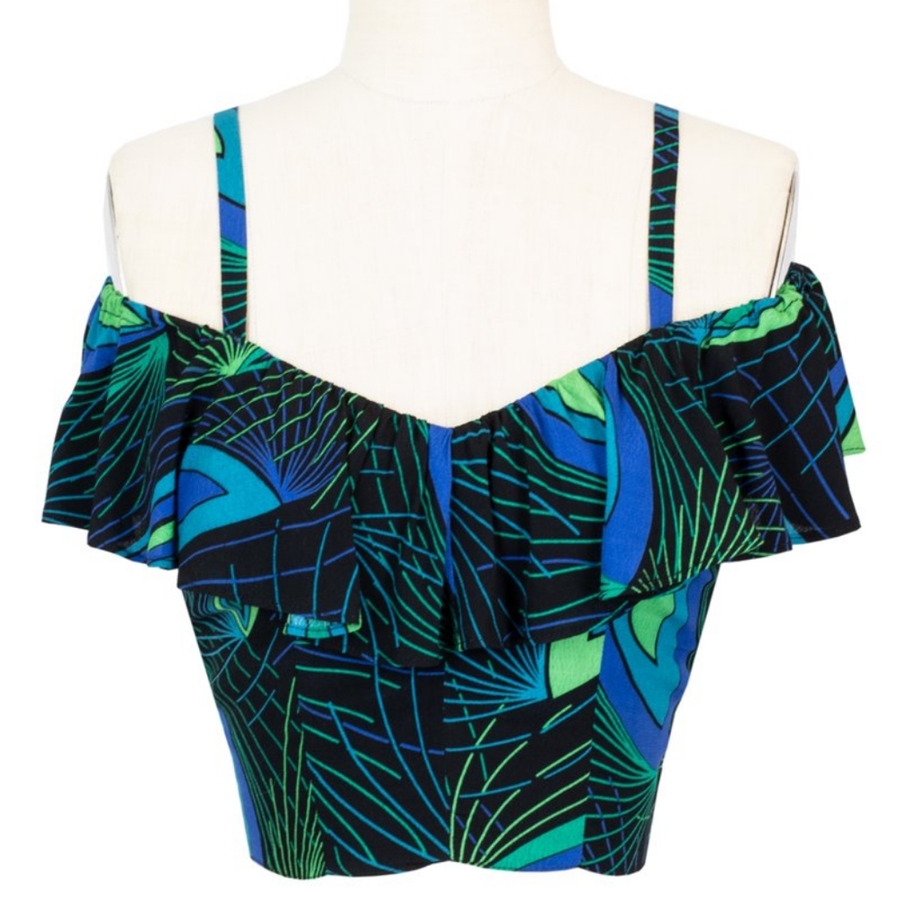Peacock Deco Hollywood Top size 2